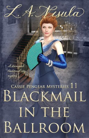 cover of L. A. Niusla's mystery novel Blackmail in the Ballroom